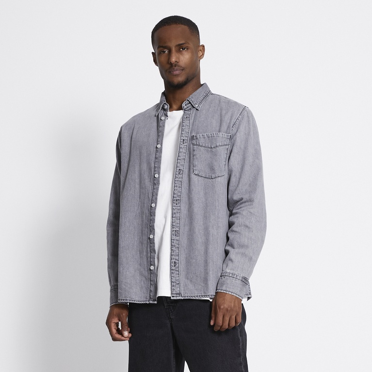 Denim shirt "Dakota" Grey